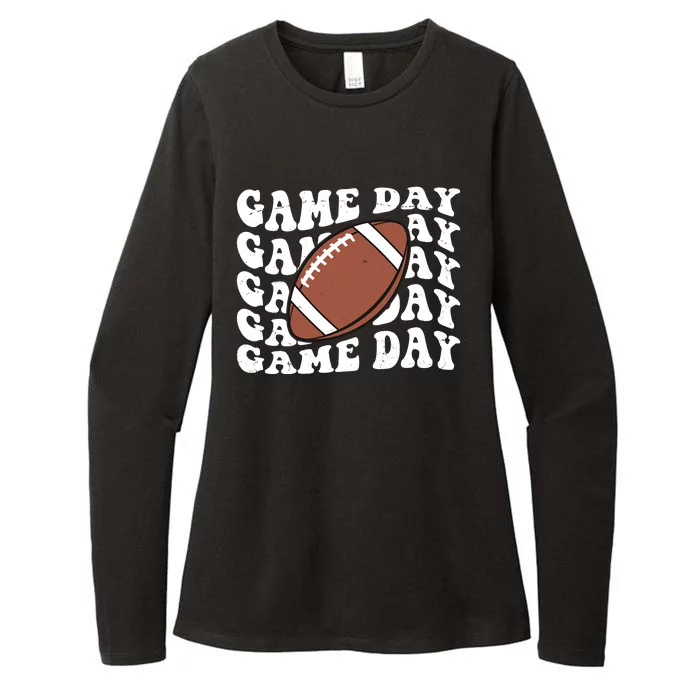 Game Day Football Fan Womens CVC Long Sleeve Shirt