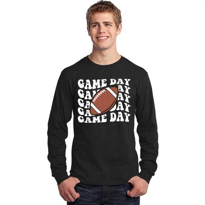 Game Day Football Fan Tall Long Sleeve T-Shirt