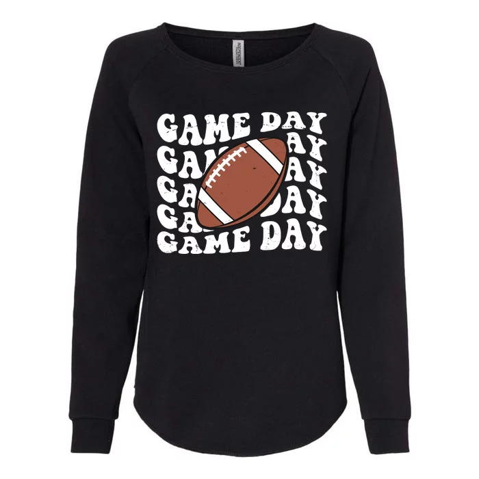 Game Day Football Fan Womens California Wash Sweatshirt