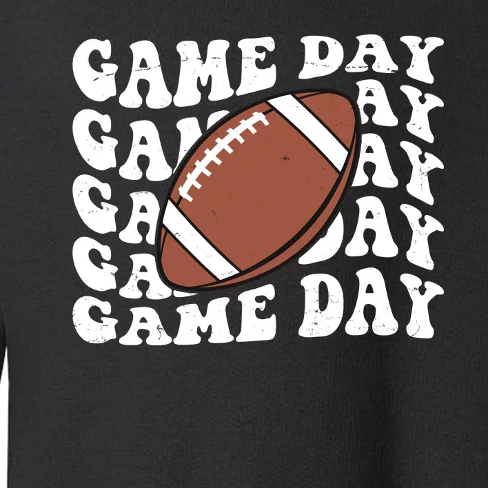 Game Day Football Fan Toddler Sweatshirt