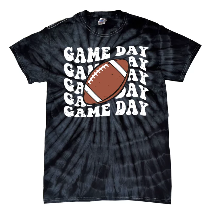 Game Day Football Fan Tie-Dye T-Shirt