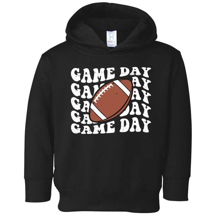 Game Day Football Fan Toddler Hoodie