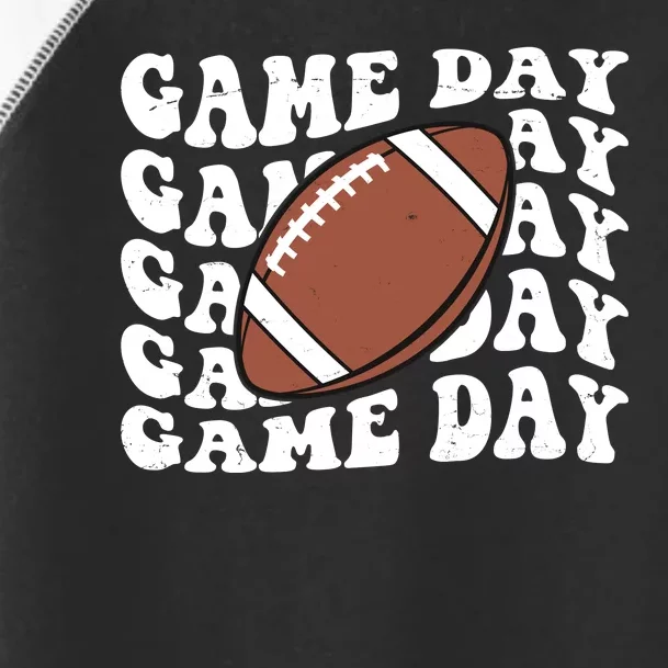 Game Day Football Fan Toddler Fine Jersey T-Shirt