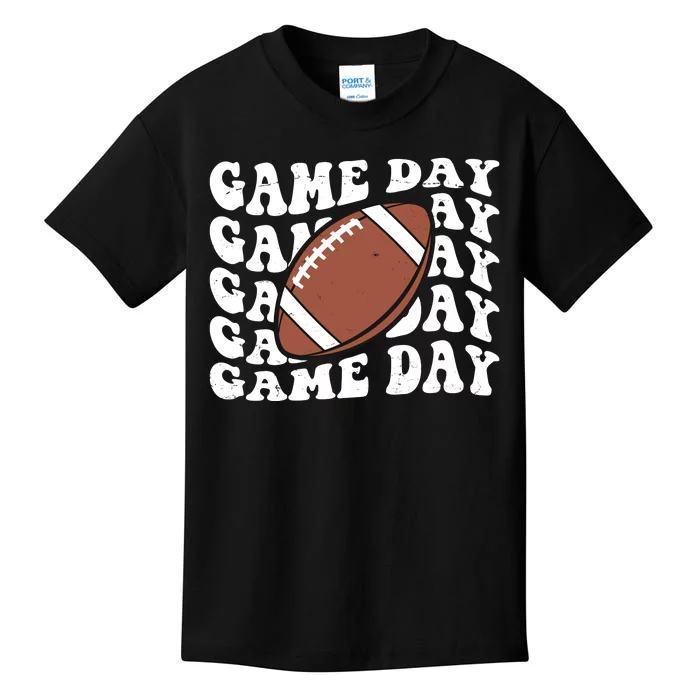 Game Day Football Fan Kids T-Shirt