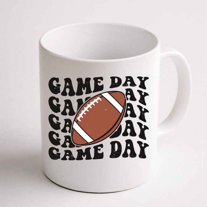 Game Day Football Fan Front & Back Coffee Mug