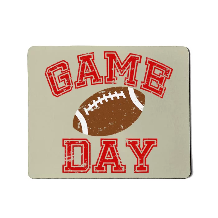 Game Day Football MOM AUNT SISTER BROTHER Mousepad