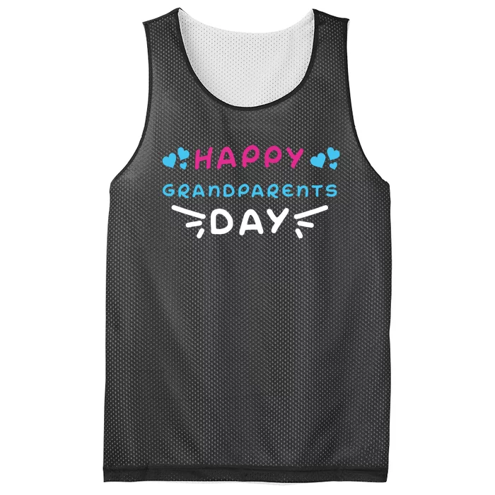 Grandparents Day Mesh Reversible Basketball Jersey Tank