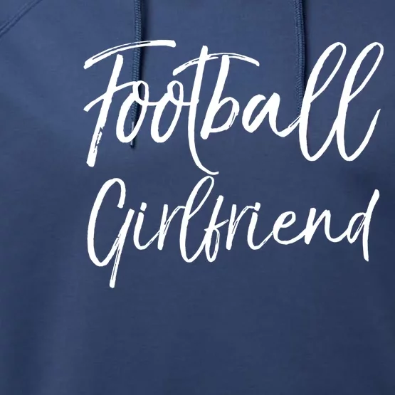 Game Day Gift From Friend Football Friend Funny Gift Performance Fleece Hoodie