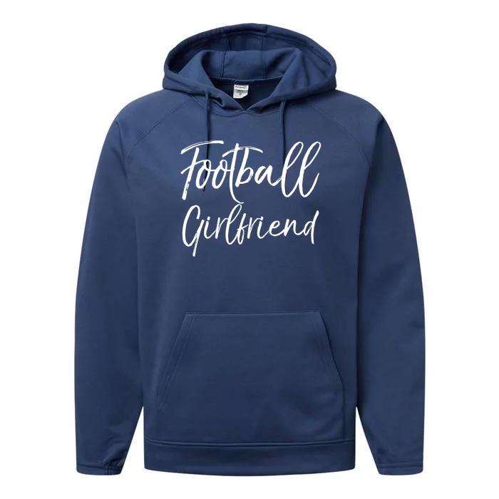 Game Day Gift From Friend Football Friend Funny Gift Performance Fleece Hoodie