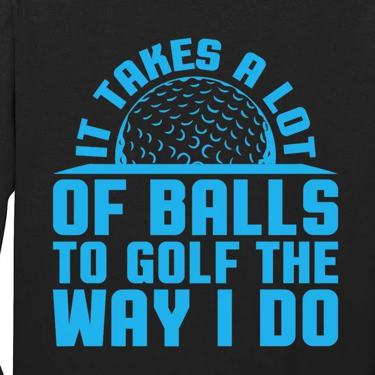 Golf Dad Golf Gifts Golf Funny Golfing Funny Golf Dad Premium Tall Long Sleeve T-Shirt