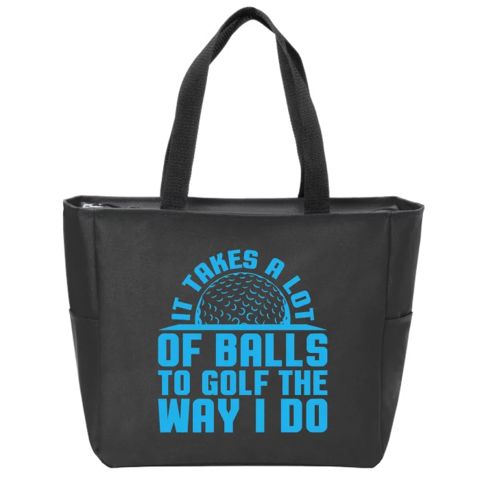 Golf Dad Golf Gifts Golf Funny Golfing Funny Golf Dad Premium Zip Tote Bag