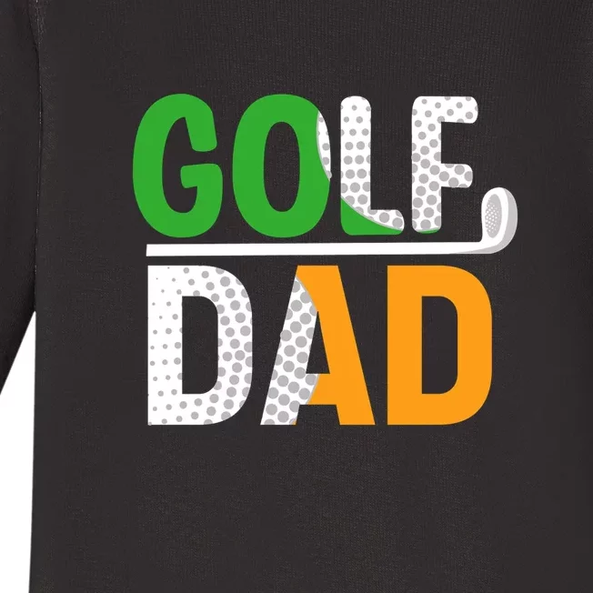 Golf Dad Gift For Father's Day Baby Long Sleeve Bodysuit