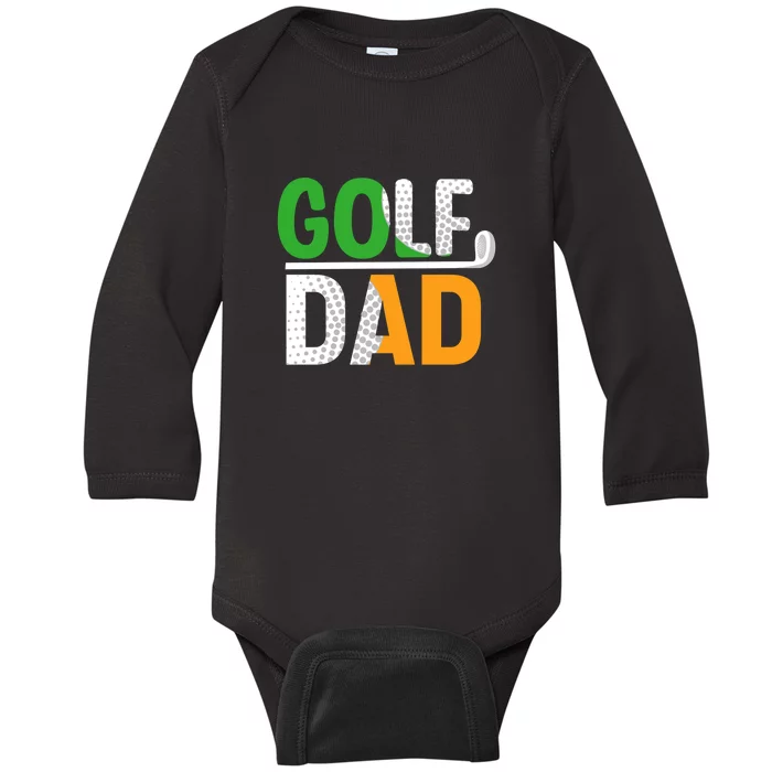 Golf Dad Gift For Father's Day Baby Long Sleeve Bodysuit