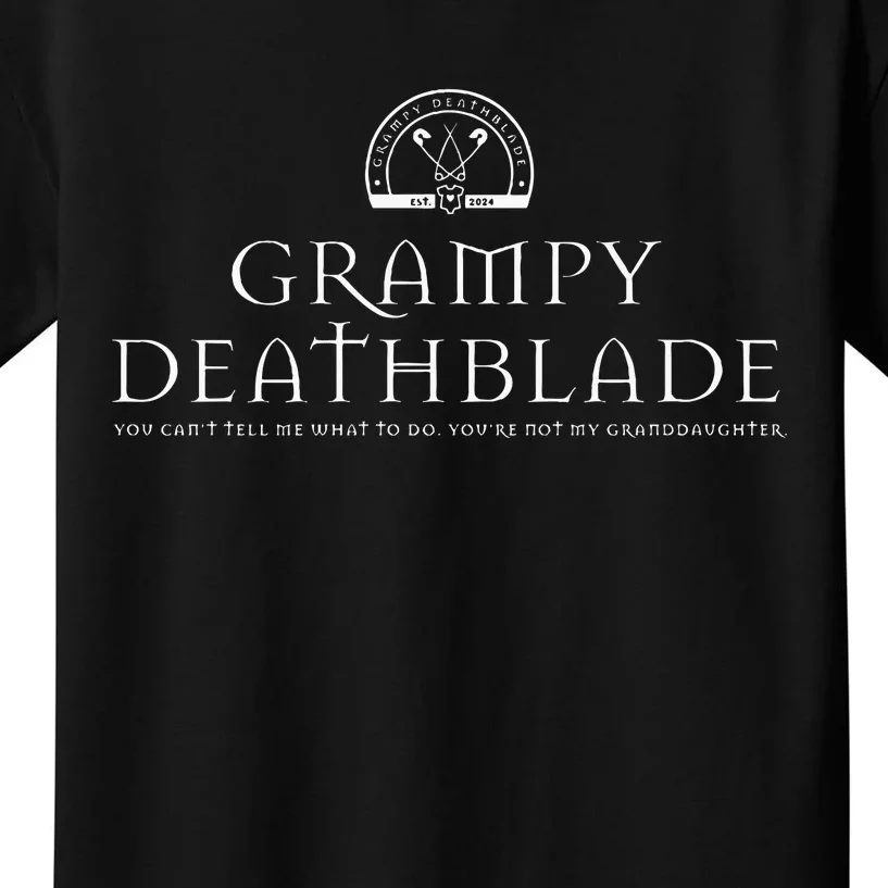 Grampy Deathblade Kids T-Shirt