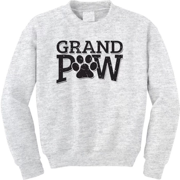 Grandpaw Dog Grandpa Shirts Grand Paw Gifts Men Dad Father Kids Sweatshirt