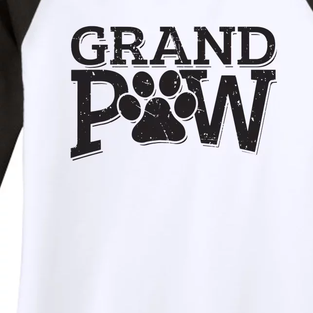 Grandpaw Dog Grandpa Shirts Grand Paw Gifts Men Dad Father Women's Tri-Blend 3/4-Sleeve Raglan Shirt