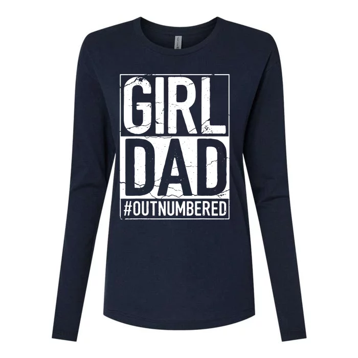 Girl Dad Womens Cotton Relaxed Long Sleeve T-Shirt