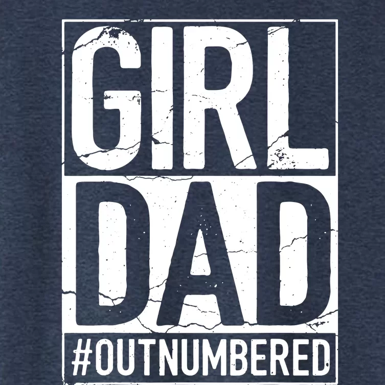 Girl Dad Women's Crop Top Tee