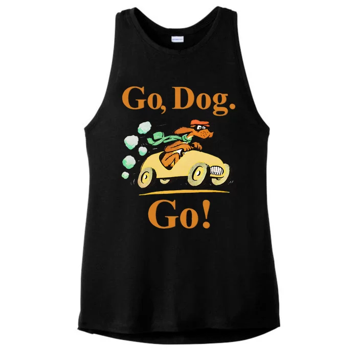 Go Dog Go Essential Ladies Tri-Blend Wicking Tank