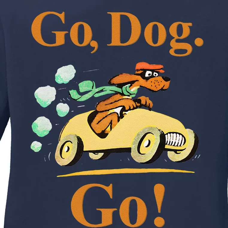 Go Dog Go Essential Ladies Long Sleeve Shirt