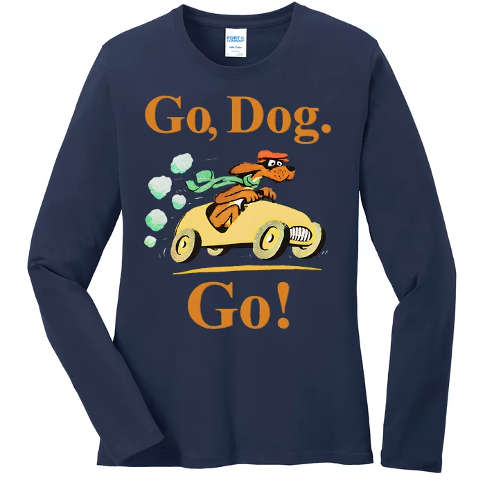 Go Dog Go Essential Ladies Long Sleeve Shirt