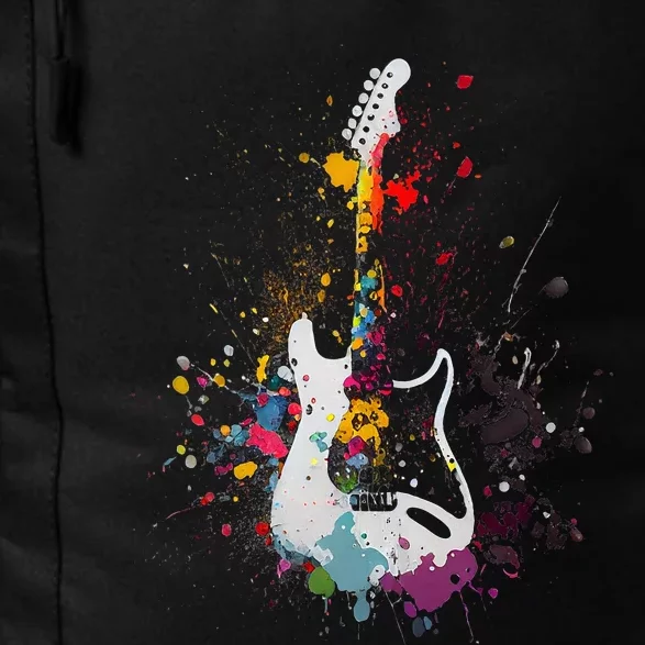 Guitar Design Guitar Gift For Guitarist Daily Commute Backpack