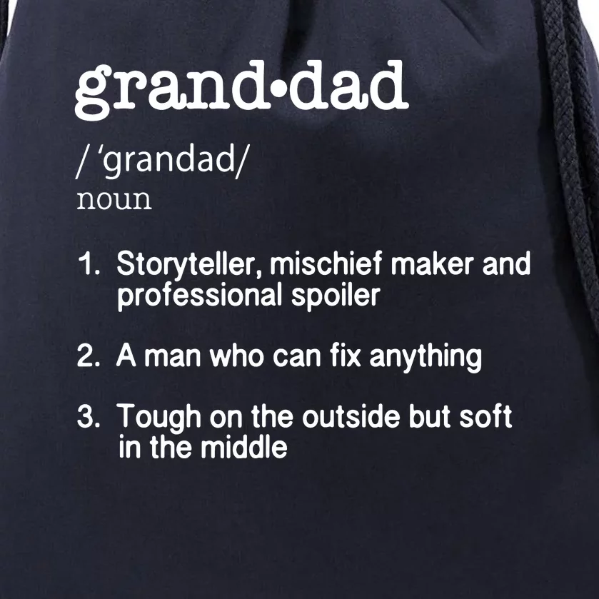 Granddad Definition Drawstring Bag