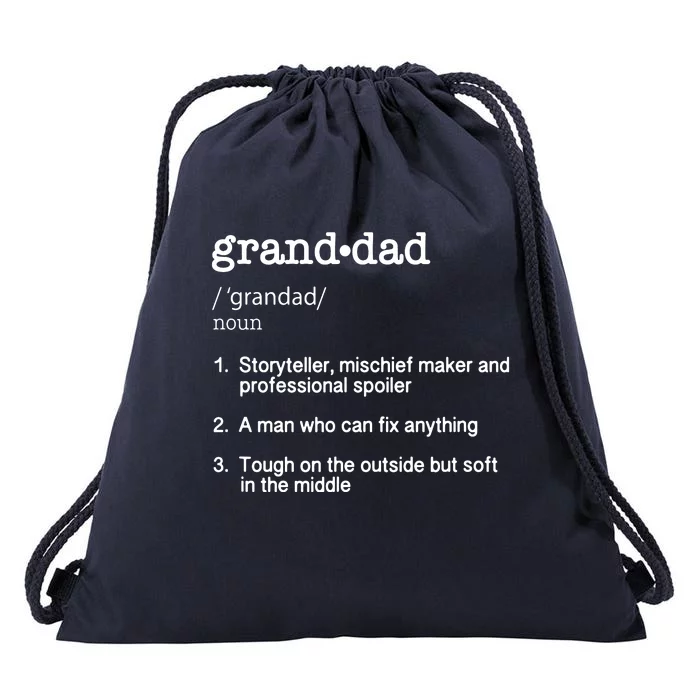 Granddad Definition Drawstring Bag