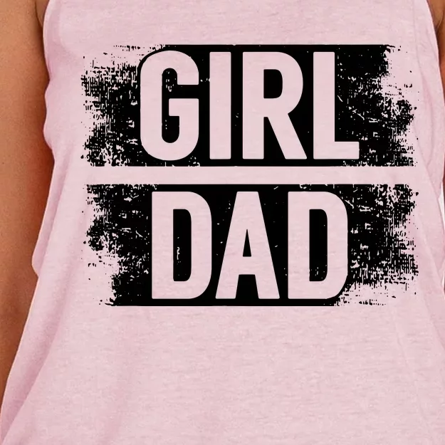 GIRL DAD Women's Knotted Racerback Tank