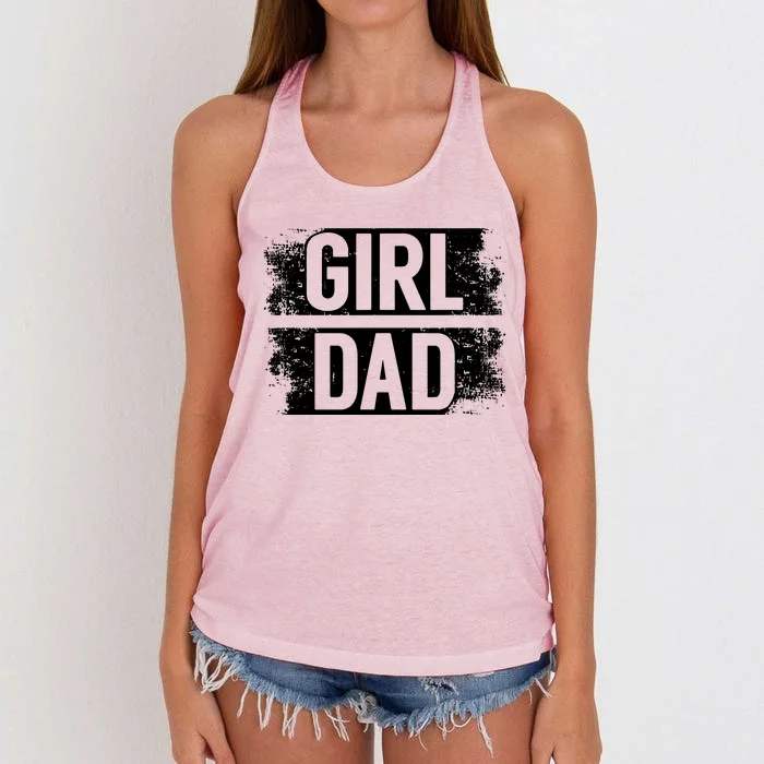 GIRL DAD Women's Knotted Racerback Tank