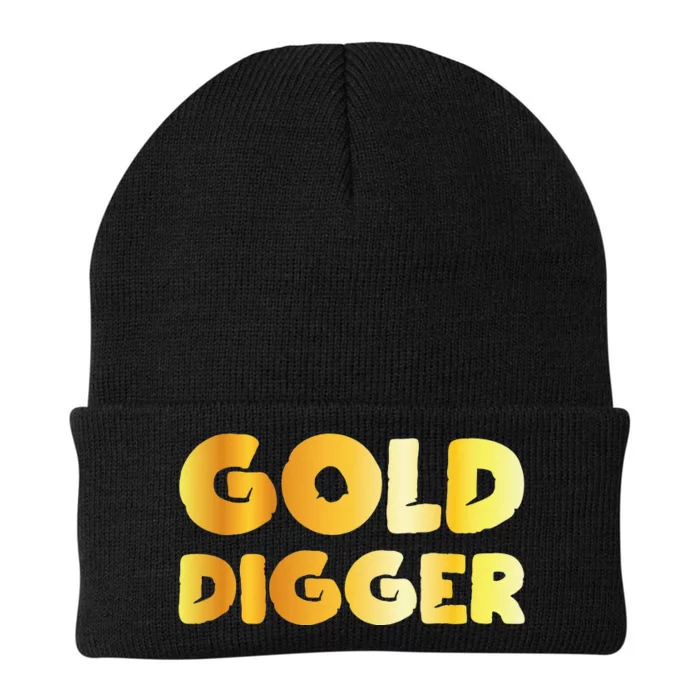 Gold Digger Geologist Pun Geology Geek Funny Costume Knit Cap Winter Beanie