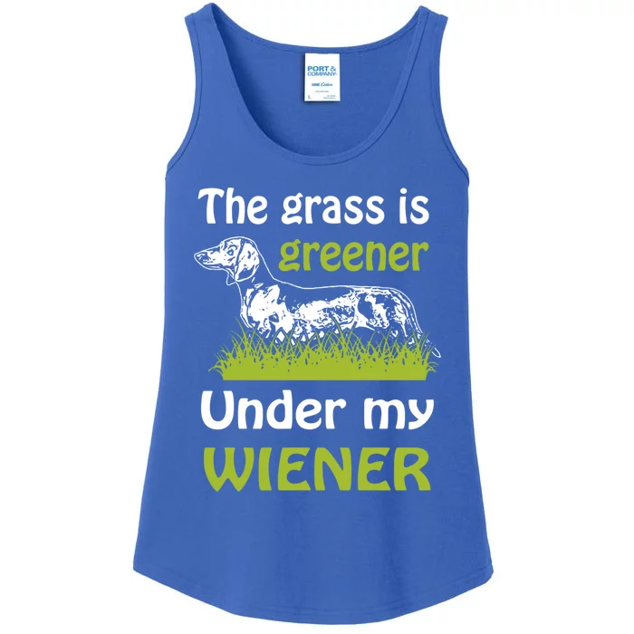 Greener Dachshund Gift Ladies Essential Tank