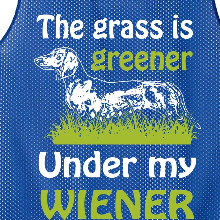 Greener Dachshund Gift Mesh Reversible Basketball Jersey Tank