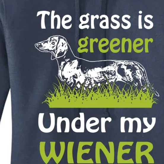 Greener Dachshund Gift Women's Pullover Hoodie