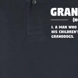 Grandpaw Dog Gifts Grandpa Animal Dogs Grandfather Pet lover Softstyle Adult Sport Polo