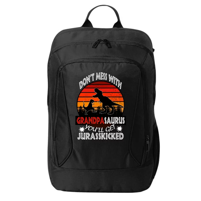 Grandpa Dinosaur City Backpack