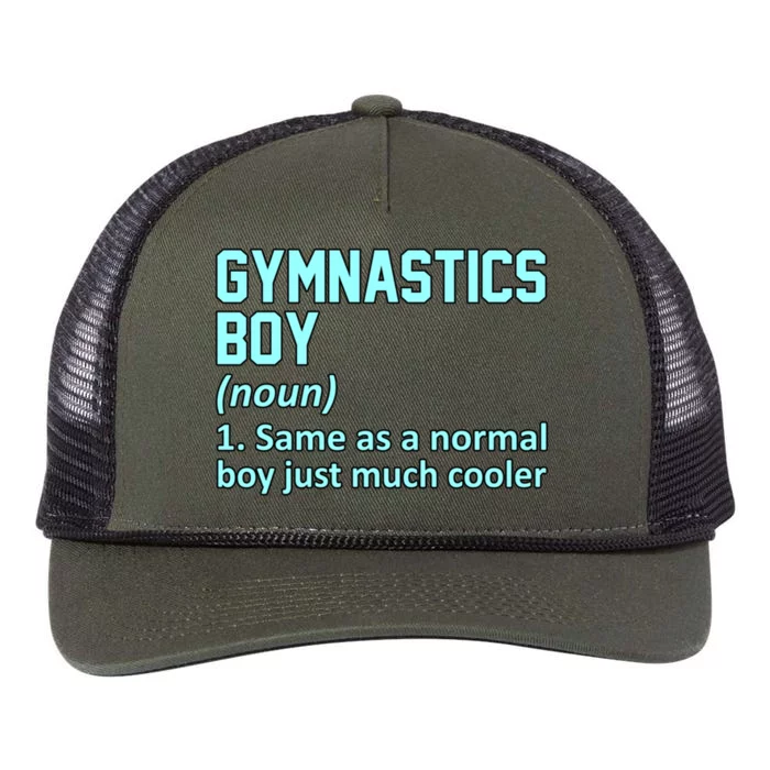 Gymnastics Definition Gymnast Gymnastic Lover Graphic Cute Gift Retro Rope Trucker Hat Cap