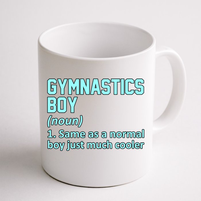 Gymnastics Definition Gymnast Gymnastic Lover Graphic Cute Gift Front & Back Coffee Mug