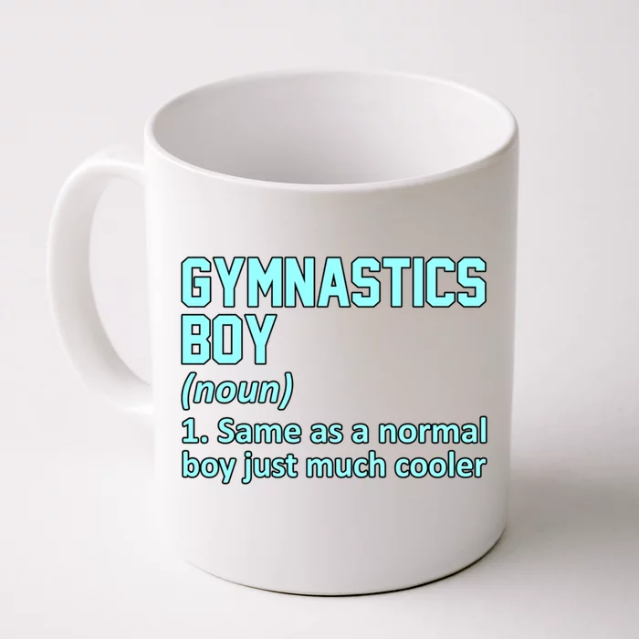 Gymnastics Definition Gymnast Gymnastic Lover Graphic Cute Gift Front & Back Coffee Mug