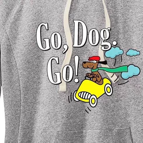 Go Dog Go Essential Funny Design Dog Lover Women's Fleece Hoodie