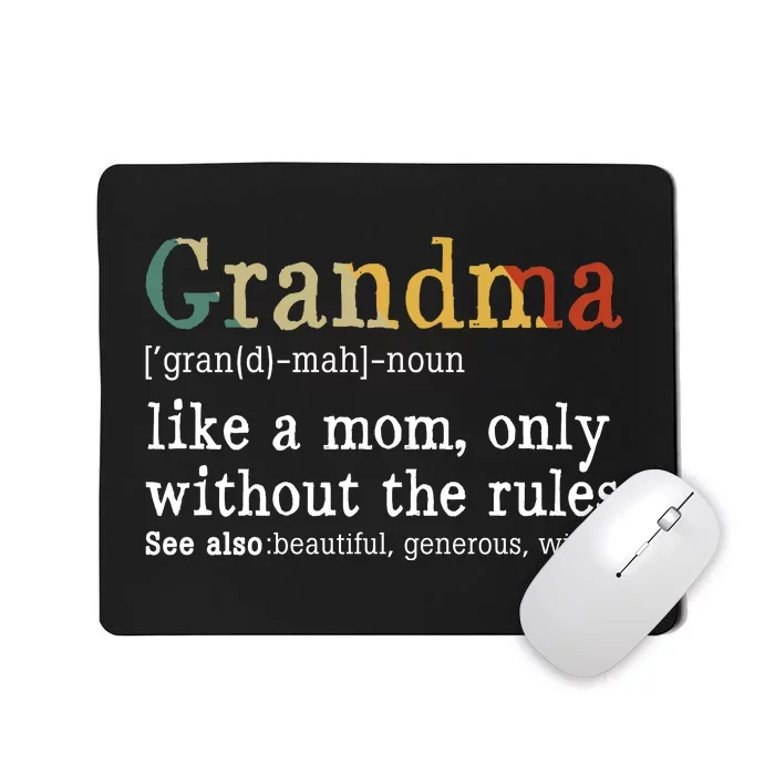 Grandma Defination Mousepad