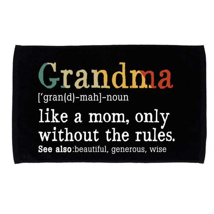 Grandma Defination Microfiber Hand Towel