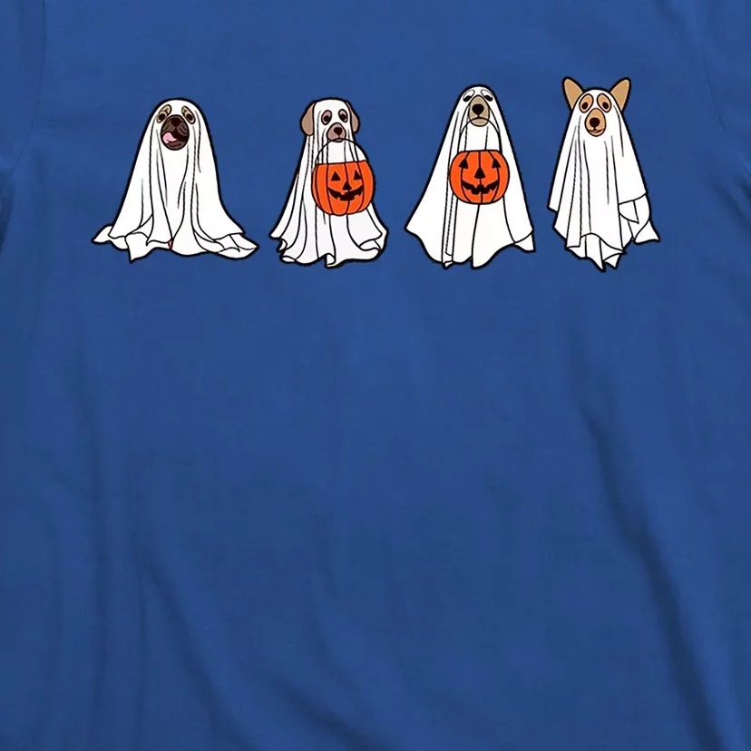 Ghostly Dog Gift A Spooky Season MustHave For Dog Lovers Gift T-Shirt