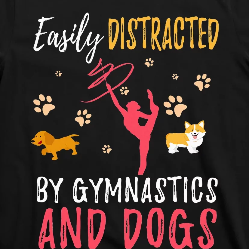 Gymnastics & Dogs Gymnast Dog Lover T-Shirt