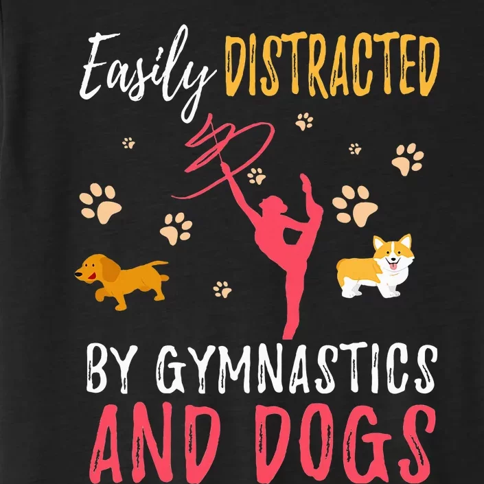 Gymnastics & Dogs Gymnast Dog Lover ChromaSoft Performance T-Shirt