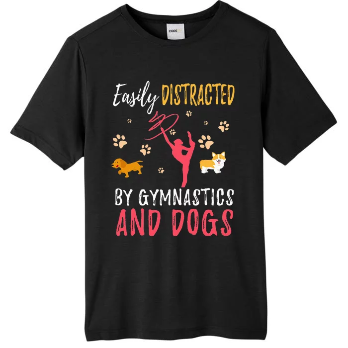 Gymnastics & Dogs Gymnast Dog Lover ChromaSoft Performance T-Shirt