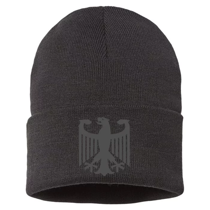 Germany Deutschland German Eagle Sustainable Knit Beanie