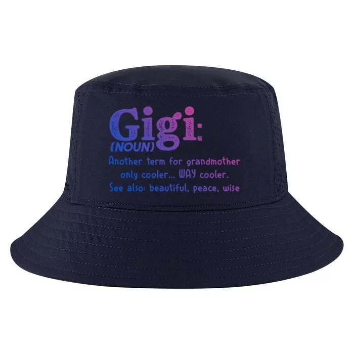 Gigi Definition Gift Gigi Gift Grandma Birthday Tee Cute Gift Cool Comfort Performance Bucket Hat