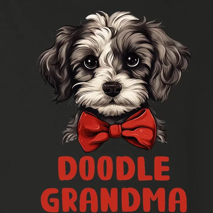 Grey Doodle Grandma Dog Lover Gift Funny Puppy Doodle Owner Toddler Long Sleeve Shirt