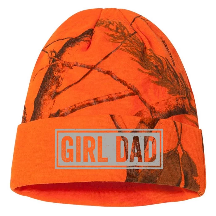 Girl Dad Gift For Men Hashtag Girl Dad Fathers Day Daughter 2 Kati - 12in Camo Beanie